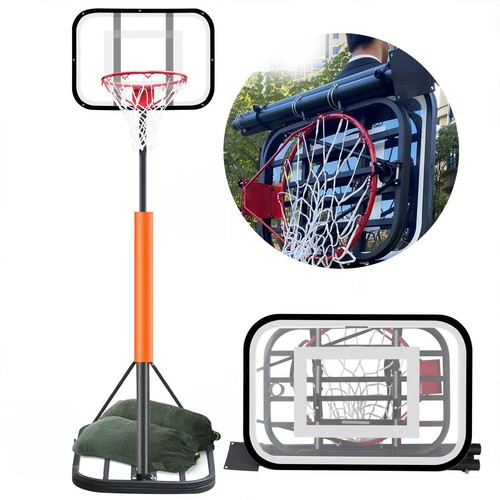 Basketball Goal Height Adjustable Outside Portable Basketball Hoop