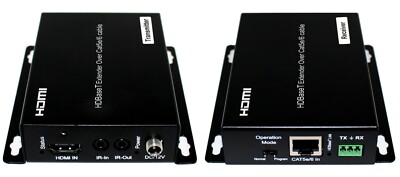 HDbaseT Extender Kit HDMI 2.0 18GBPS 4K 60hz YUV 4:4:4 230FT 70M CAT5e CAT6 NEW