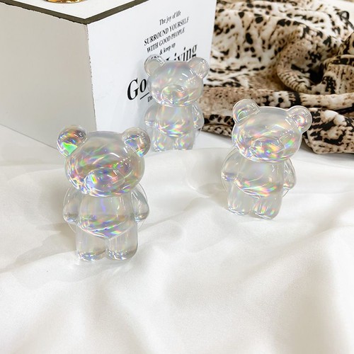 Bear Finger Holder Grip Tok Air Sac Ring Mobile Rotatable Stand For Cell Phone - Photo 5 sur 27