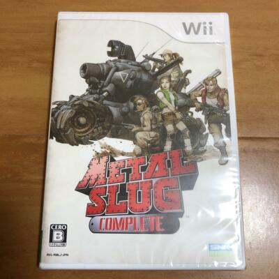 New Metal Slug Complete Wii Nintendo Japan game unopened NTSC-J F