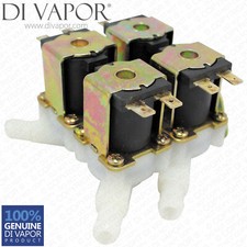 4 Way Electromagnetic Valve Solenoid for Steam Shower EMV 1 in 4 Out DC 12V