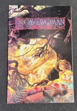 Cavewoman #3 Origin parte 1 firmato Budd Root Basement Comics 1995 quasi nuovo - chiave originale