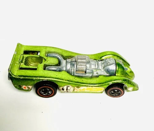 Hot Wheels Redline 1971 Jet Threat Apple Light Green Made In Hong Kong Original