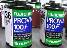 1-Fujifilm Chrome Provia 100F-36 RDP III Color Slide Film. 2 ROLLS available