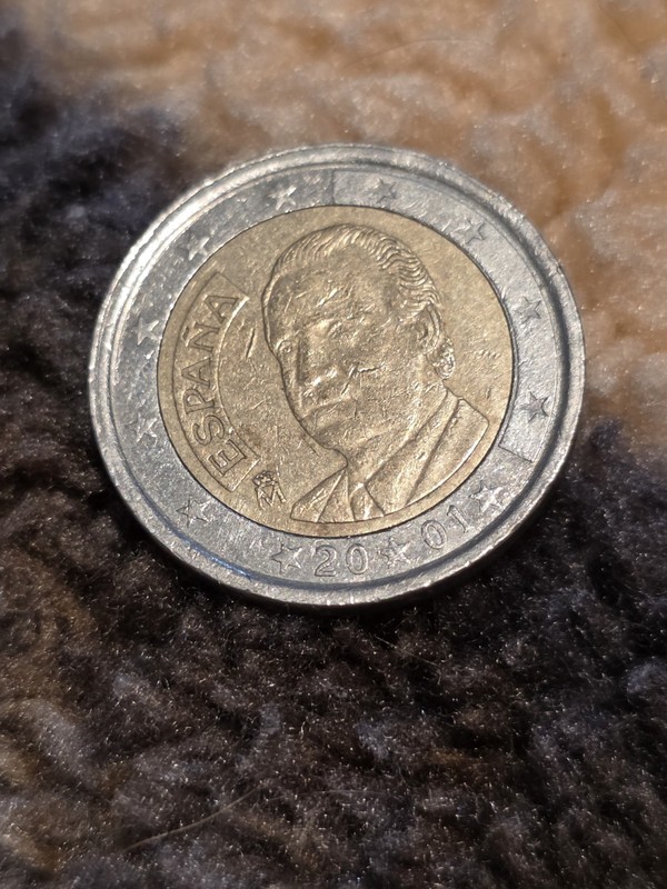 Spain Coin 2 Euro 2001, Madrid, Bi-Metallic KM#1041