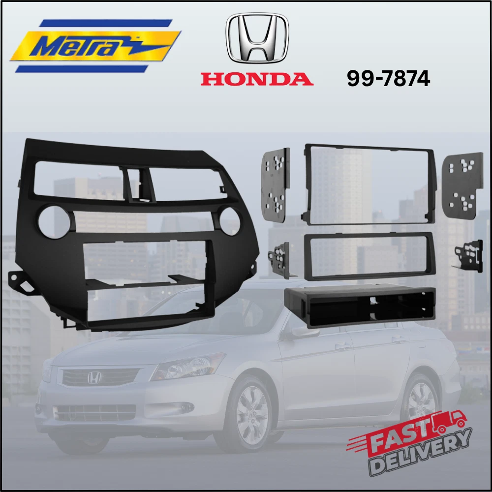2 DIN Car Audio & Video Dashboard Installation Kits for Honda