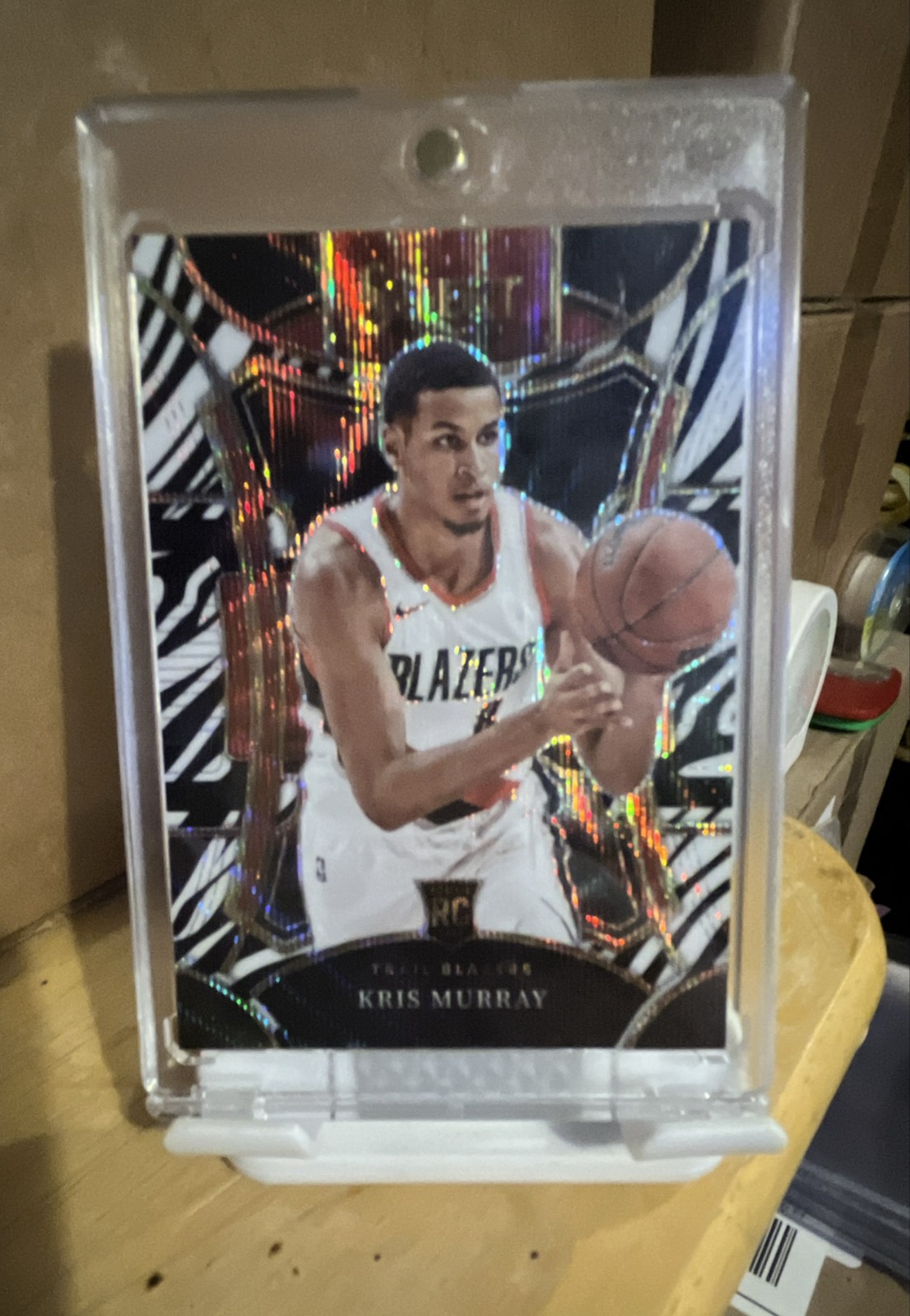 2023-24 Panini Select - Mezzanine Level Kris Murray #306 Zebra Prizm (RC)