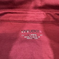UNTUCKit Polo Shirt Mens XL Long Sleeve Cotton Red