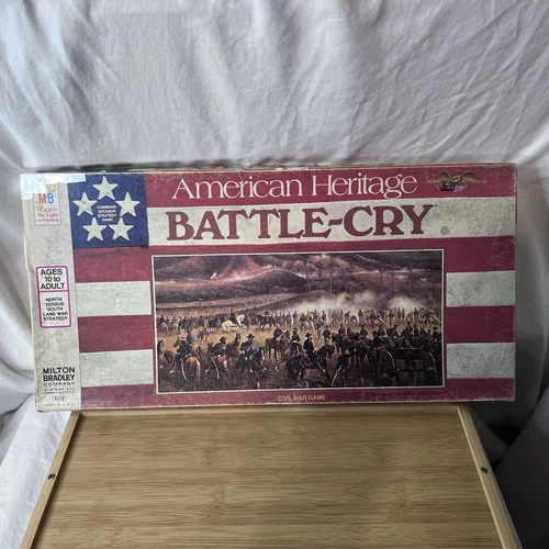VINTAGE 1961 MILTON BRADLEY AMERICAN HERITAGE BATTLE-CRY #4115 BOARD GAME