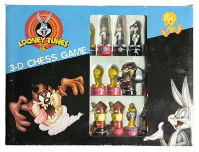     Looney Tunes 3D Chess Game Schach (2001) Warner Bros Spiel