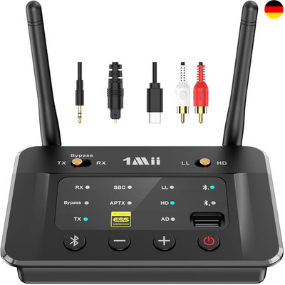 HiFi Bluetooth 5.3 Adapter Sender & Empfänger für TV Lautsprecher & Stereoanlage