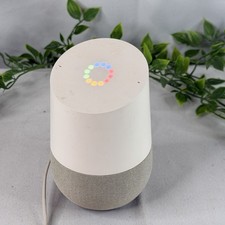 Google Home Smart Speaker Assistant H0ME White Gray Wi-Fi Bluetooth Tested Work