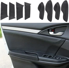for Civic 10th Gen 2016-2020 car Door Panel- Black leather with black line