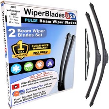 Wiper Blades For 2002 Volkswagen Golf 1yr Warr Set3 Wrear Windshield Wipers Wiper Blades For 2002 Volkswagen Golf 1yr Warr Set3 Wrear Windshield Wipers