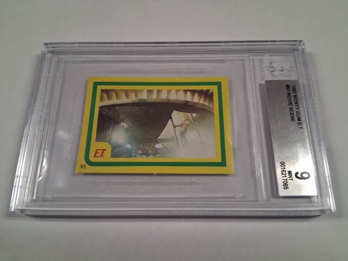 1982 Monty Gum E.T. The Extra-Terrestrial Movie Card BGS 9 POP 1, NONE HIGHER
