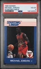 1988 Kenner Starting Lineup Cards #NNO Michael Jordan PSA 4