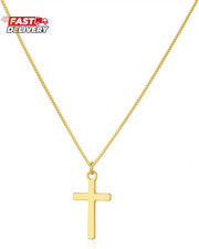 Cross Necklace for Women 14K Gold Silver Plated Dainty Small Cross Pendant Choke