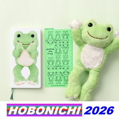 HOBONICHI TECHO 2026 weeks Pickles The Frog with Acrylic Pencil Board  JAPAN PSL