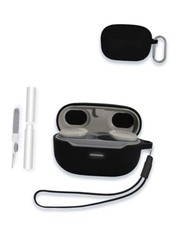Case for JBL Endurance Race TWS True Wireless Sports Earbuds, WUNIAK Soft BLACK