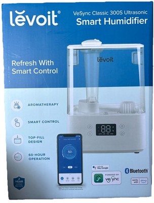 Levoit - VeSync Classic 300S 1.58 gallon Ultrasonic Smart Humidifier - White NIP