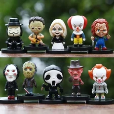 10 pcs Horror Movie Characters Figures 3" Inch 