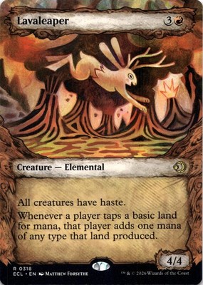 Lavaleaper SHOWCASE Lorwyn Eclipsed Magic MTG NM