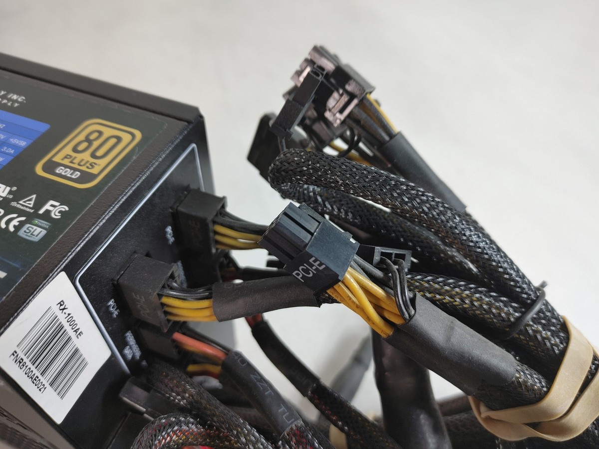 Raidmax Rx-1000ae 1000w ATX Power Supply 80 Plus Gold PSU for sale
