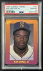 KEN GRIFFEY JR. PSA 10 1989 CLASSIC #131 TRAVEL UPDATE I ROOKIE MARINERS RC 4584