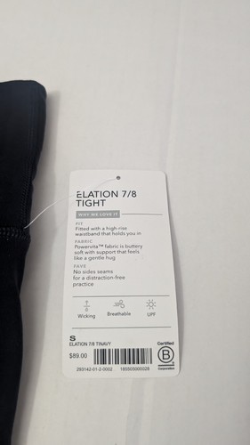 ATHLETA Elation 7/8 ajustado azul marino talla S - Imagen 8 de 8
