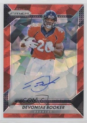 2016 Panini Prizm Rookie Red Crystals 3/75 Devontae Booker #RA-DBK Auto RC s1i