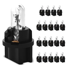 20PCS T5 17 57 86 Car LED Bulbs, Halogen Instrument Cluster Bulbs Kits, 12V C...