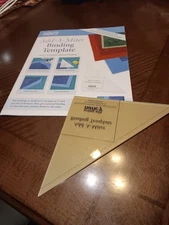 Sewing with Nancy Add-A-Miter Binding Template Quilting Ruler #RL-AAM USA MADE