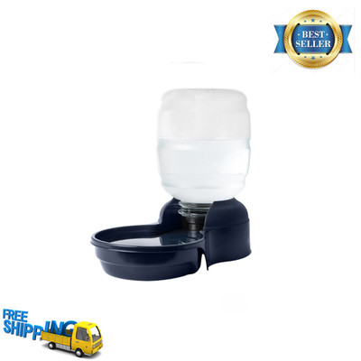 Vibrant Life Gravity Pet Waterer for Dogs and Cats, Extra Large, Navy, 4 Gallons