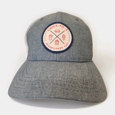 Chick-Fil-A Employee Trucker Hat Embroidered Logo Adj Snapback Denim New