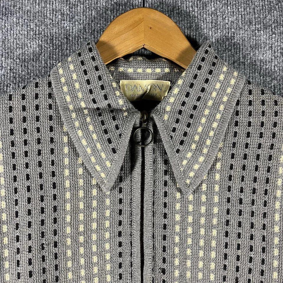 Suéter Polo Damon De Colección Para Hombres Grande Preppy Informal Adulto De Colección Italia Años 80 70 Foto 2 de 4