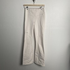 The North Face Windwall Women s Snow Pants Off White Zip Pocket Size 6.
