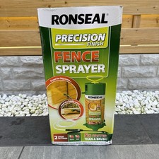 Ronseal Precision Finish Pump Fence Shed Paint Sprayer Garden 2 Settings DIY New