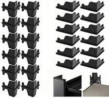 24 Pcs Post Inserts Connectors for Storage Rack and Whalen Muscle Rack Shelvi...