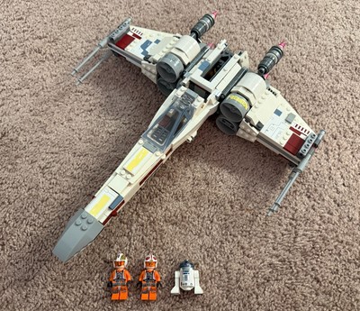 LEGO Star Wars 75218 X-Wing Starfighter Used 99% Complete w/ 3 Minifigures