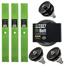 Blade Spindle Belt Kit for Exmark Turf Tracer FMD604 103-8075 103-8076 60-Inch