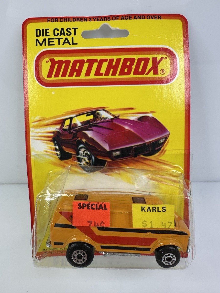 Vintage 1980 Matchbox Chevy Van 68 Orange HTF | eBay