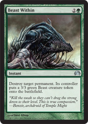 1x Beast Within NM-Mint, English Planechase 2012 MTG Magic