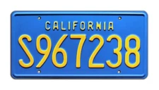 The A-Team | Mr T's GMC Van | S967238 | Metal Stamped Replica Prop License Plate