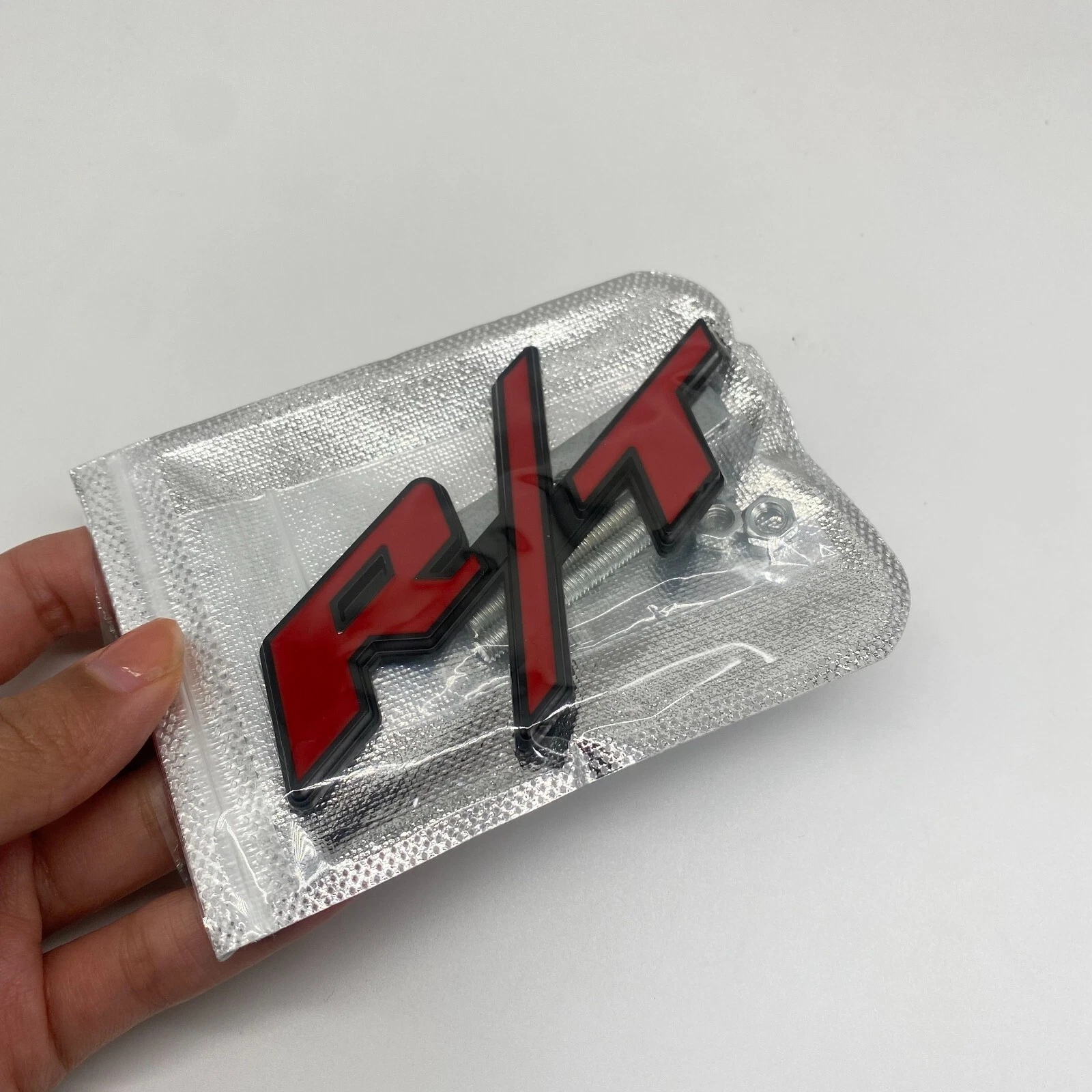 For RT Car Front Grill Emblem R/T Car Truck Badge Grille Red Black Nameplate For RT Car Front Grill Emblem R/T Car Truck Badge Grille Red Black Nameplate