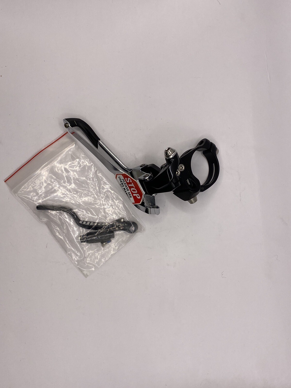 SRAM Rival 2x10-Speed Road Bike Front Derailleur Clamp On Bottom Pull Silver