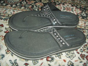 skechers sandals with bling