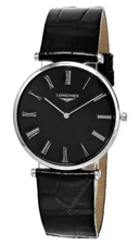 Longines La Grande Classique Quartz 33MM Black Dial Unisex Watch L4.709.4.51.2