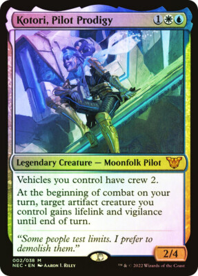 MTG FOIL Kotori, Pilot Prodigy - Kamigawa: Neon Dynasty Commander