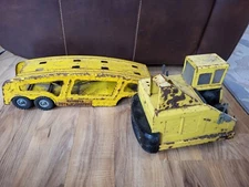 Vintage Structo Auto Transport & Tonka Crane Truck