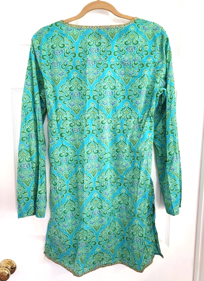 Mini Vestido Victoria’s Secret M/L Encubrimiento Boho Verano Tropical Playa Vacaciones Foto 4 de 4